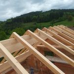 Rénovation d'une maison : création d’une charpente moderne et bardage bois à Wittenheim (68)