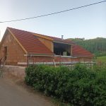 Rénovation d'une maison : création d’une charpente moderne et bardage bois à Wittenheim (68)