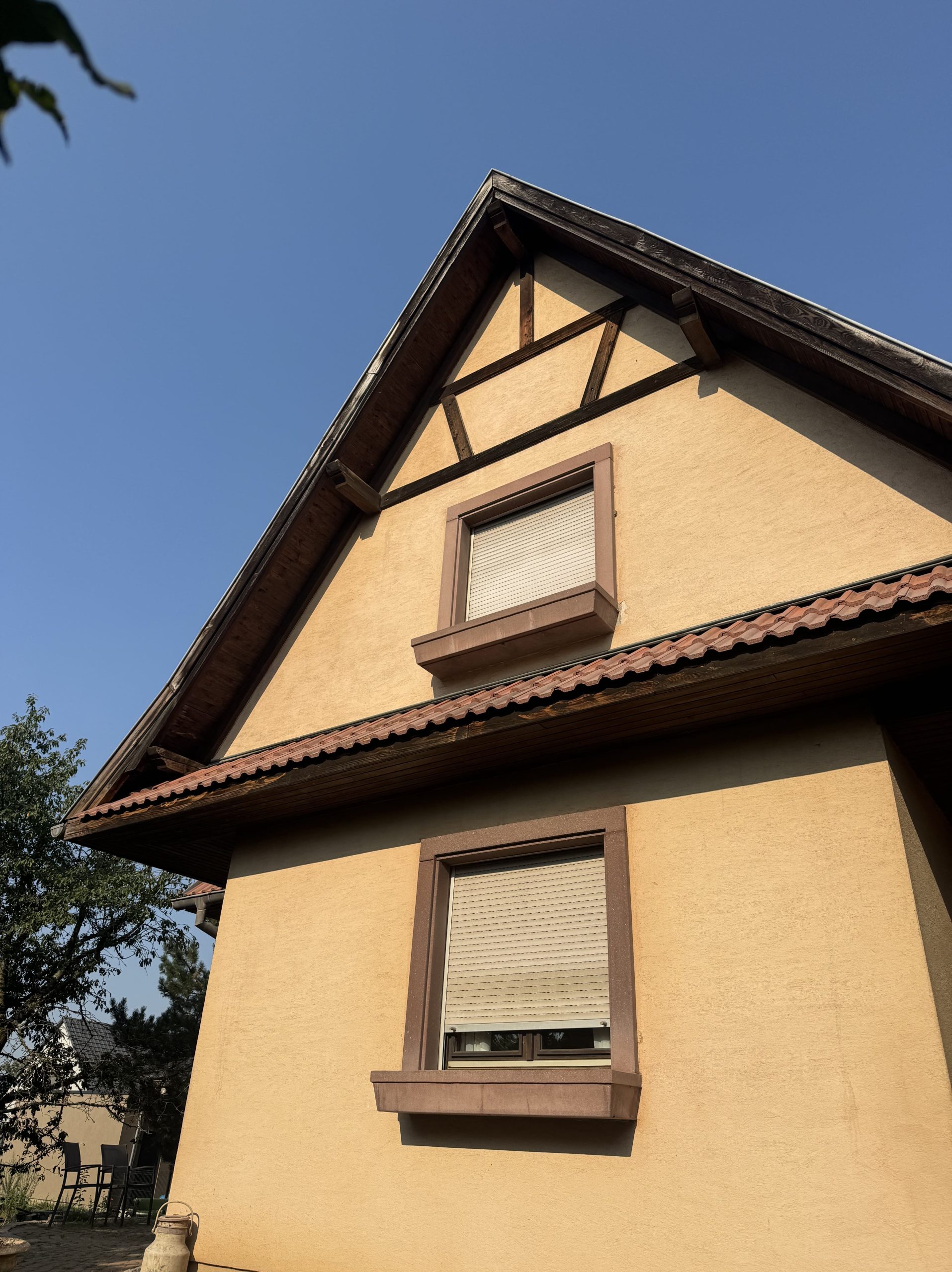 Habillage, planche de rive en aluminium à Ruelisheim dans le Haut-Rhin