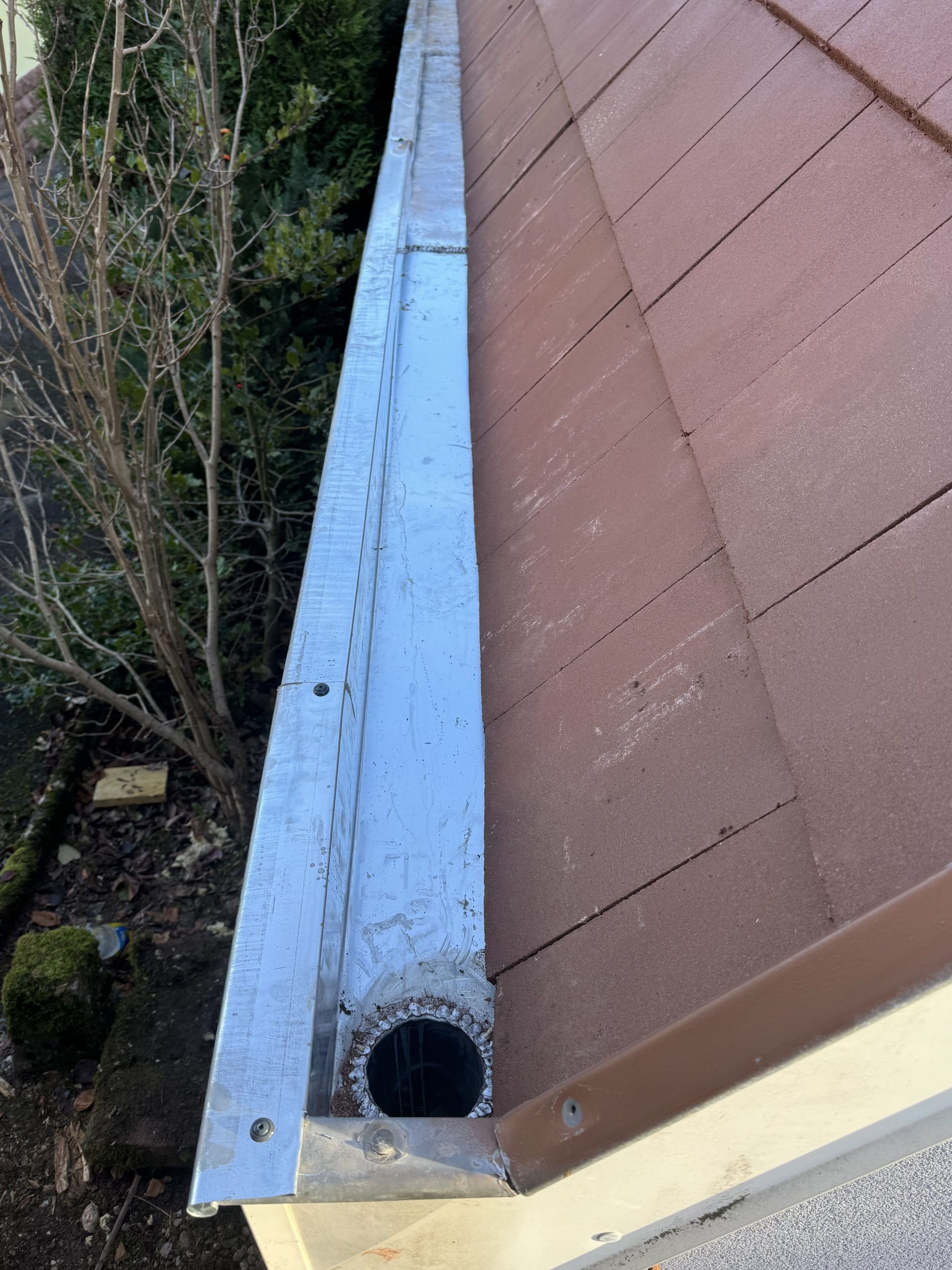 Rénovation d’un cheneau en zinc à Wittenheim, proche de Mulhouse